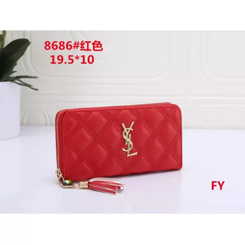 Wholesale Yves Saint Laurent YSL Wallets For Women #1273064 $19.00 USD, Wholesale Quality Replica Yves Saint Laurent YSL Wallets