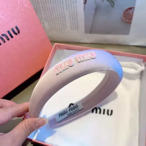 Replica MIU MIU Headband For Women #1273087 $27.00 USD for Wholesale