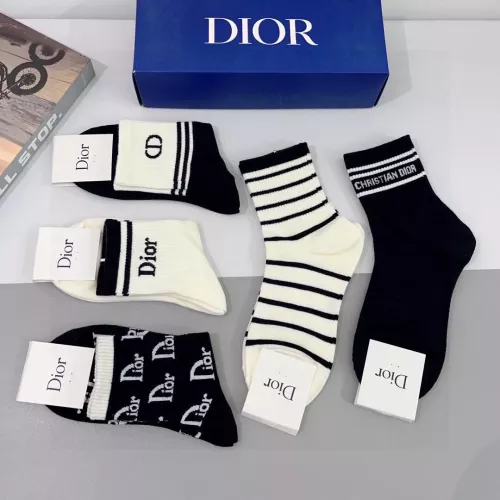 Replica Christian Dior Socks #1273212 $27.00 USD for Wholesale