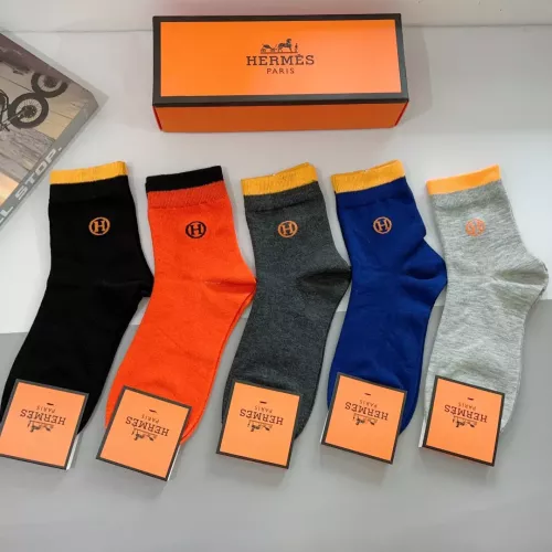 Wholesale Hermes Socks For Men #1273214 $29.00 USD, Wholesale Quality Replica Hermes Socks