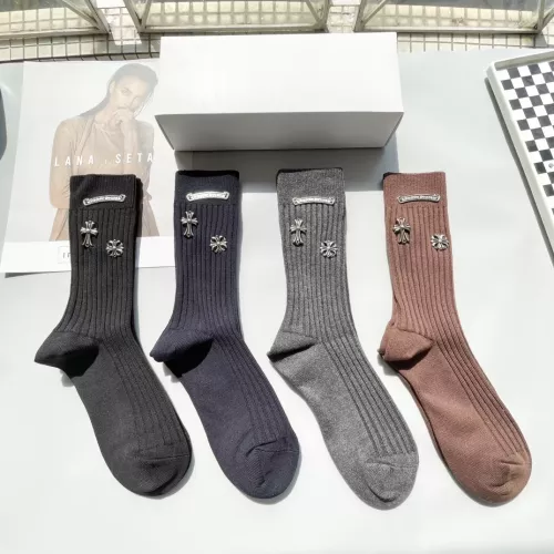 Wholesale Chrome Hearts Socks #1273314 $38.00 USD, Wholesale Quality Replica Chrome Hearts Socks