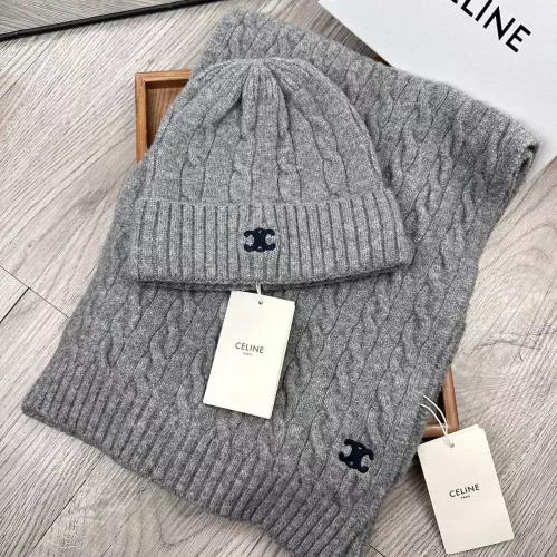 Wholesale Celine Hat and Scarf Set #1273326 $52.00 USD, Wholesale Quality Replica Celine Hat and Scarf and Glove Set