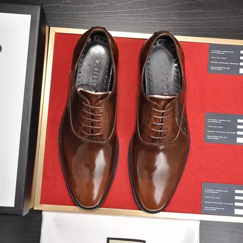 Replica Gucci Oxfords Shoes For Men #1273463 $85.00 USD for Wholesale