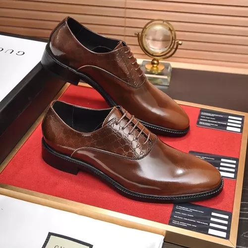 Replica Gucci Oxfords Shoes For Men #1273463 $85.00 USD for Wholesale