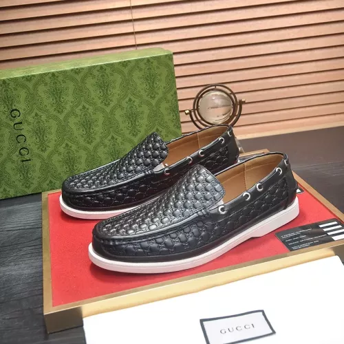 Wholesale Gucci Oxfords Shoes For Men #1273466 $105.00 USD, Wholesale Quality Replica Gucci Oxfords Shoes