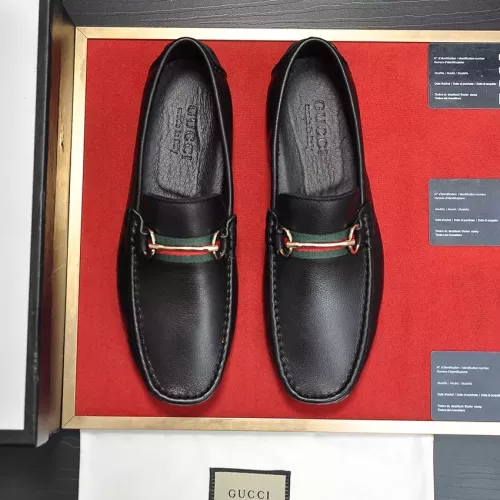 Replica Gucci Oxfords Shoes For Men #1273467 $76.00 USD for Wholesale