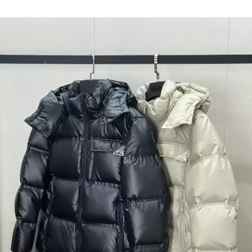 Replica Prada Down Feather Coat Long Sleeved For Men #1273510 $182.00 USD for Wholesale