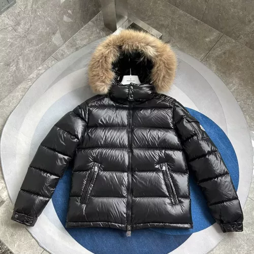 Wholesale Moncler Down Feather Coat Long Sleeved For Men #1273537 $192.00 USD, Wholesale Quality Replica Moncler Down Feather Coat