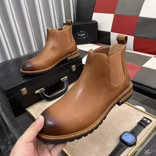 Wholesale Prada Boots For Men #1273572 $100.00 USD, Wholesale Quality Replica Prada Boots