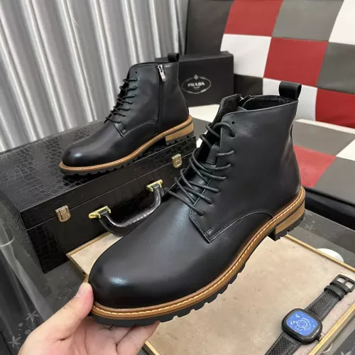 Wholesale Prada Boots For Men #1273579 $100.00 USD, Wholesale Quality Replica Prada Boots