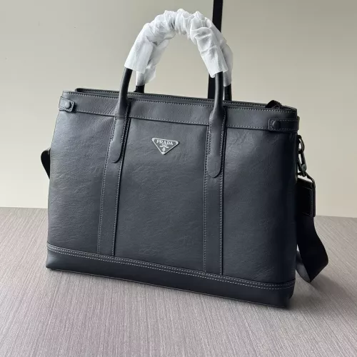 Replica Prada AAA Man Handbags #1273625 $160.00 USD for Wholesale