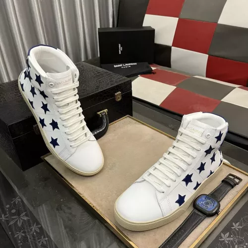 Wholesale Yves Saint Laurent YSL High Tops Shoes For Men #1273664 $98.00 USD, Wholesale Quality Replica Yves Saint Laurent YSL High Tops Shoes