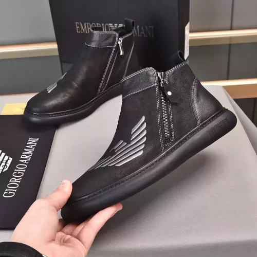 Replica Armani Boots For Men #1273716 $85.00 USD for Wholesale