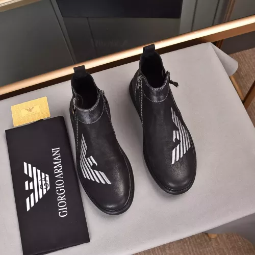 Replica Armani Boots For Men #1273716 $85.00 USD for Wholesale