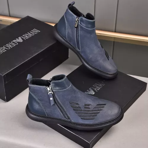 Wholesale Armani Boots For Men #1273718 $85.00 USD, Wholesale Quality Replica Armani Boots