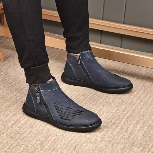 Replica Armani Boots For Men #1273718 $85.00 USD for Wholesale