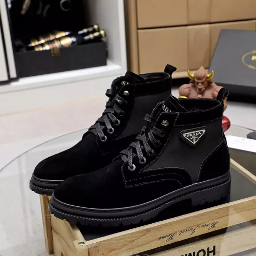 Replica Prada Boots For Men #1273748 $82.00 USD for Wholesale