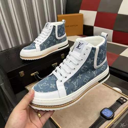 Wholesale Louis Vuitton High Tops Shoes For Men #1273795 $80.00 USD, Wholesale Quality Replica Louis Vuitton High Tops Shoes