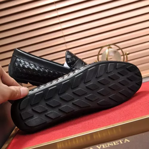 Replica Bottega Veneta BV Leather Shoes For Men #1273818 $92.00 USD for Wholesale