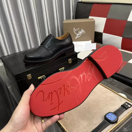 Replica Christian Louboutin Leather Shoes For Men #1273840 $135.00 USD for Wholesale