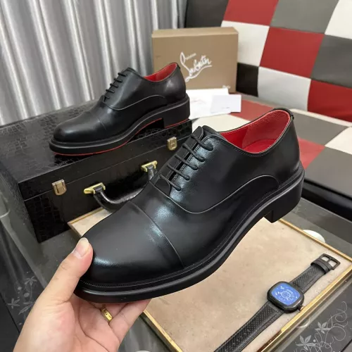 Wholesale Christian Louboutin Leather Shoes For Men #1273841 $135.00 USD, Wholesale Quality Replica Christian Louboutin Leather Shoes