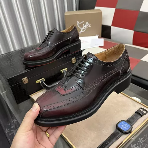 Wholesale Christian Louboutin Leather Shoes For Men #1273844 $145.00 USD, Wholesale Quality Replica Christian Louboutin Leather Shoes