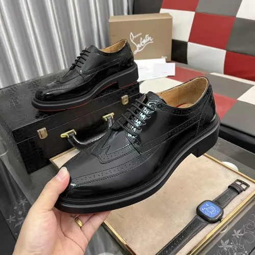 Wholesale Christian Louboutin Leather Shoes For Men #1273846 $145.00 USD, Wholesale Quality Replica Christian Louboutin Leather Shoes