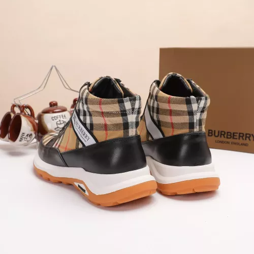 Replica Burberry High Tops Shoes For Men #1273967 $76.00 USD for Wholesale