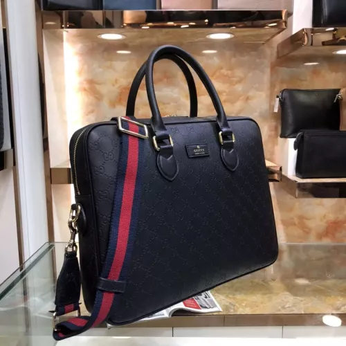 Replica Gucci AAA Man Handbags #1273985 $182.00 USD for Wholesale