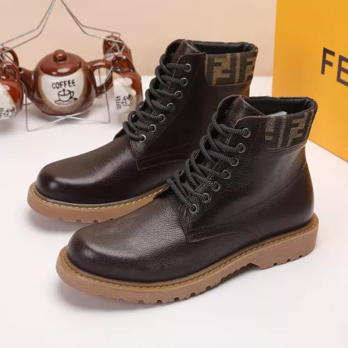 Wholesale Fendi Fashion Boots For Men #1273986 $88.00 USD, Wholesale Quality Replica Fendi Fashion Boots