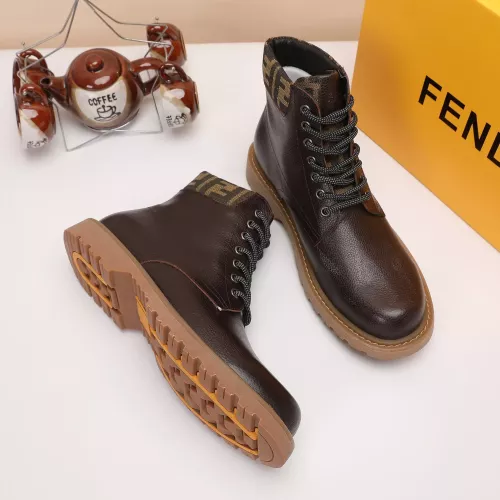 Replica Fendi Fashion Boots For Men #1273986 $88.00 USD for Wholesale