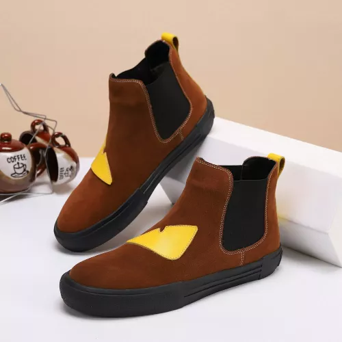 Wholesale Fendi Fashion Boots For Men #1273989 $72.00 USD, Wholesale Quality Replica Fendi Fashion Boots