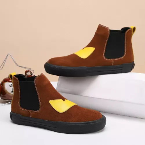 Replica Fendi Fashion Boots For Men #1273989 $72.00 USD for Wholesale