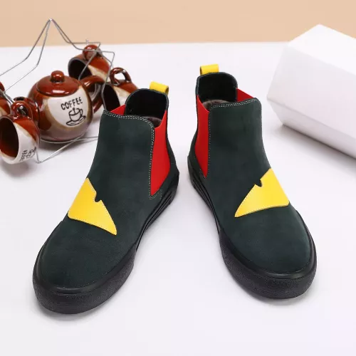 Replica Fendi Fashion Boots For Men #1273990 $72.00 USD for Wholesale