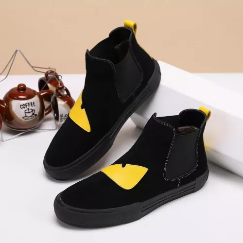 Wholesale Fendi Fashion Boots For Men #1273992 $72.00 USD, Wholesale Quality Replica Fendi Fashion Boots