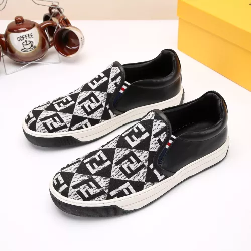 Wholesale Fendi Casual Shoes For Men #1274028 $68.00 USD, Wholesale Quality Replica Fendi Casual Shoes