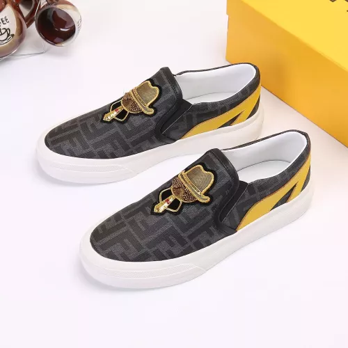 Wholesale Fendi Casual Shoes For Men #1274029 $68.00 USD, Wholesale Quality Replica Fendi Casual Shoes