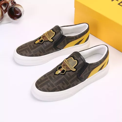 Wholesale Fendi Casual Shoes For Men #1274030 $68.00 USD, Wholesale Quality Replica Fendi Casual Shoes