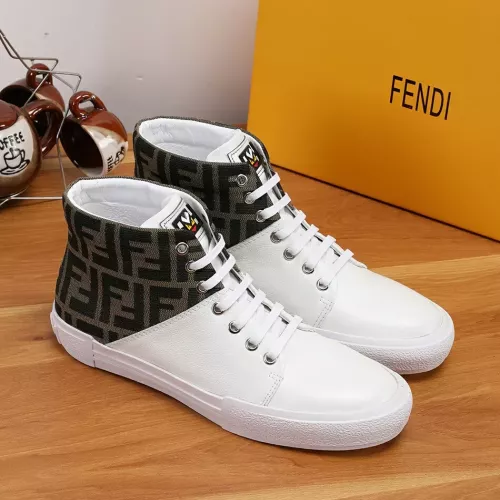 Replica Fendi High Tops Casual Shoes For Men #1274033 $76.00 USD for Wholesale