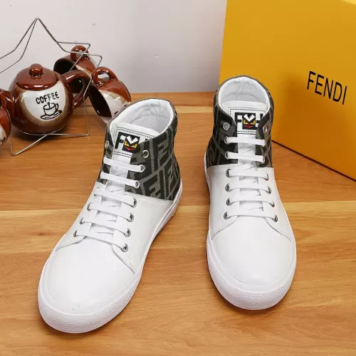 Replica Fendi High Tops Casual Shoes For Men #1274033 $76.00 USD for Wholesale