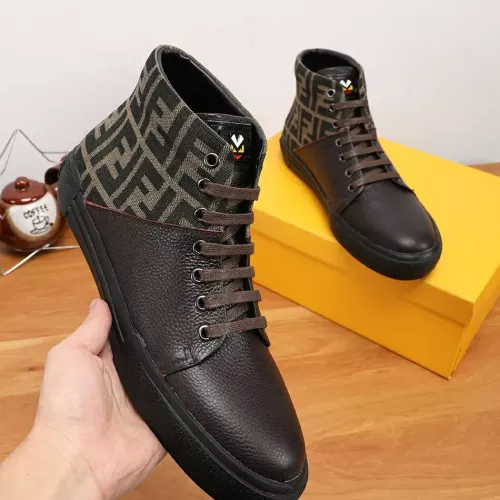 Replica Fendi High Tops Casual Shoes For Men #1274034 $76.00 USD for Wholesale