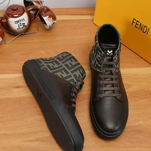 Replica Fendi High Tops Casual Shoes For Men #1274034 $76.00 USD for Wholesale