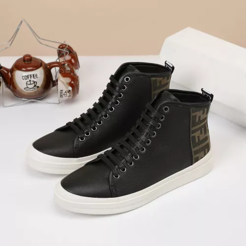 Wholesale Fendi High Tops Casual Shoes For Men #1274037 $76.00 USD, Wholesale Quality Replica Fendi High Tops Casual Shoes