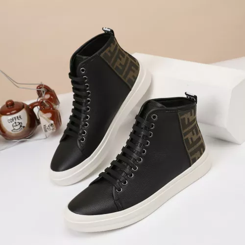 Replica Fendi High Tops Casual Shoes For Men #1274037 $76.00 USD for Wholesale