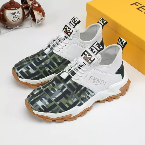 Wholesale Fendi Casual Shoes For Men #1274038 $76.00 USD, Wholesale Quality Replica Fendi Casual Shoes