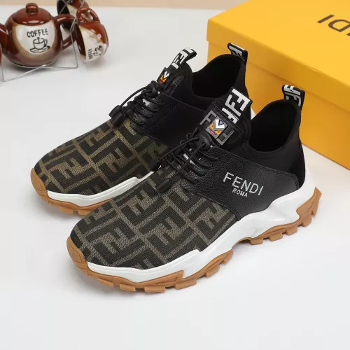 Wholesale Fendi Casual Shoes For Men #1274039 $76.00 USD, Wholesale Quality Replica Fendi Casual Shoes