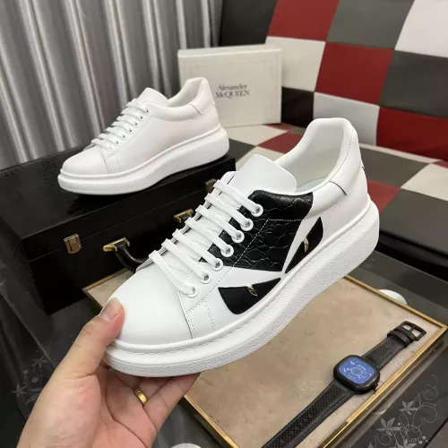 Wholesale Alexander McQueen Casual Shoes For Men #1274097 $98.00 USD, Wholesale Quality Replica Alexander McQueen Casual Shoes