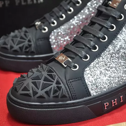 Replica Philipp Plein PP High Tops Shoes For Men #1274103 $88.00 USD for Wholesale