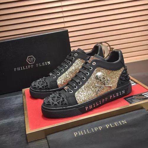 Wholesale Philipp Plein PP High Tops Shoes For Men #1274104 $88.00 USD, Wholesale Quality Replica Philipp Plein PP High Tops Shoes