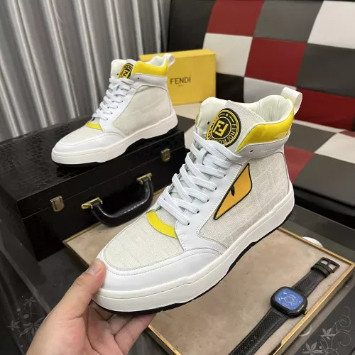 Wholesale Fendi High Tops Casual Shoes For Men #1274151 $80.00 USD, Wholesale Quality Replica Fendi High Tops Casual Shoes